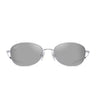 Maui Jim Occhiali da Sole HUIA MJ0372S 002 Argento Hawaii Seashine Unisex Polarizzati 