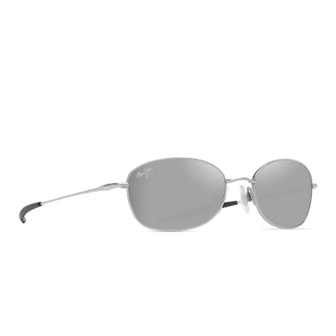 Maui Jim Occhiali da Sole HUIA MJ0372S 002 Argento Hawaii Seashine Unisex Polarizzati 2