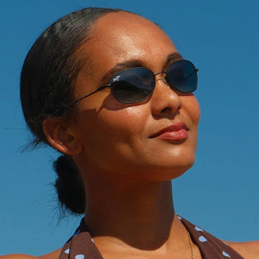 Maui Jim Occhiali da Sole HUIA MJ0372S 002 Argento Hawaii Seashine Unisex Polarizzati 4