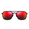 Maui Jim Sunglasses KEOKEA MJ0447S 003 Black Taupe/Hawaii Lava Unisex Polarized