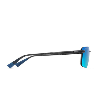 Maui Jim Occhiali da Sole LAULIMA B626-14 Grigio/Blu Specchiato Unisex Polarizzati