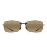Maui Jim Occhiali da Sole LIGHTHOUSE H423-26 MJ0423S 002 Rootbeer HCL® Bronze Unisex Polarizzati