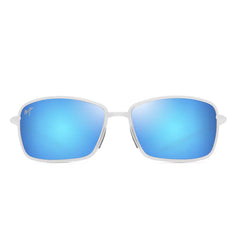 Maui Jim Occhiali da Sole MALU MJ0371S 003 Cristallo Opaco Blue Hawaii Unisex Polarizzati