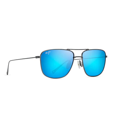 Maui Jim Occhiali da Sole MIKIOI B887-03 Grigio/Blu Specchiato Unisex Polarizzati