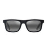 Maui Jim Occhiali da Sole MOAKA 341-02 MJ0341S-001 Nero Opaco Grigio Neutro Unisex Polarizzati