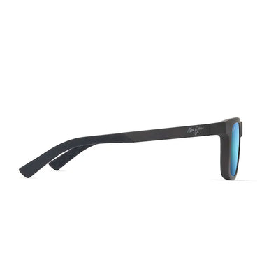 Maui Jim Occhiali da Sole MOAKA B341-14 MJ0341S 003 Grigio Opaco Blu Hawaii Unisex Polarizzati  3
