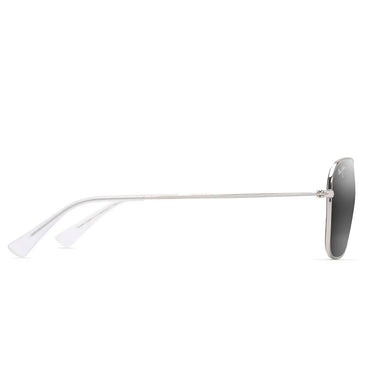 Maui Jim Occhiali da Sole NAAUAO 675-17A Argento/Grigio Unisex Polarizzati