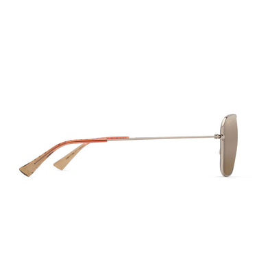 Maui Jim Occhiali da Sole NAAUAO H675-16 Oro/Marrone Unisex Polarizzati