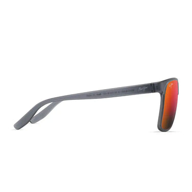Maui Jim Occhiali da Sole PAILOLO RM603-14 Grigio/Rosso Unisex Polarizzati