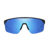 Maui Jim Occhiali da Sole PALUNA B595-02A MJ0595S 003 Nero Opaco Blu Hawaii Unisex Polarizzati 