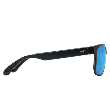 Maui Jim Sunglasses RED SANDS B432-2M Black/Blue Mirrored Unisex Polarized