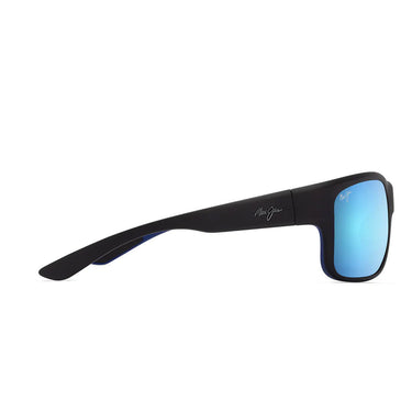 Maui Jim Occhiali da Sole SOUTHERN CROSS B815-02 Nero/Blu Specchiato Unisex Polarizzati