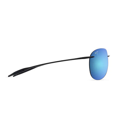 Maui Jim Occhiali da Sole SUGAR BEACH B421-02 MJ0421S 006 Nero Lucido/Blu Hawaii Unisex Polarizzati 2