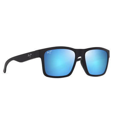 Maui Jim Occhiali da Sole THE FLATS B897-02B Nero/Blu Unisex Polarizzati