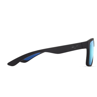 Maui Jim Occhiali da Sole THE FLATS B897-02B Nero/Blu Unisex Polarizzati