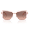 Michael Kors Occhiali da Sole MK1178 310113 Sea Island Rosa Trasparente Grigio Sfumato Donna