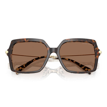 Michael Kors Occhiali da Sole MK2247U 395173 Quogue Tartarugato Scuro Panna Marrone Donna 5