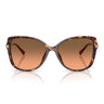 Michael Kors Occhiali da Sole MK2290U 403118 Athens Tartarugato Arancione Sfumato Grigio Donna 