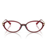Michael Kors Occhiali da Vista MK4199U 3949 Kensington Rosso Scuro/Trasparente Donna
