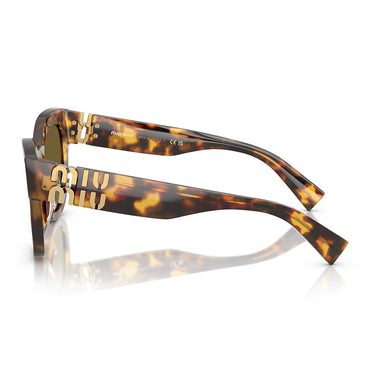 Miu Miu Occhiali da Sole MU01YS 14L09Z Marrone Miele/Marrone Scuro Donna 3