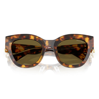 Miu Miu Occhiali da Sole MU01YS 14L09Z Marrone Miele/Marrone Scuro Donna 5