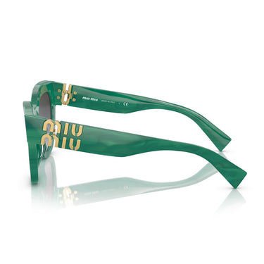 Miu Miu Occhiali da Sole MU01YS 15H09S Verde/Grigio Sfumato Donna 3