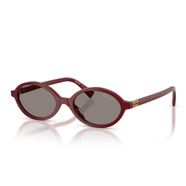 Miu Miu Occhiali da Sole MU04ZS 21I80Q Burgundy Opalino/Grigio Scuro Donna 1