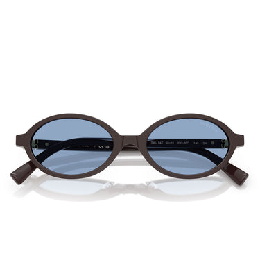 Miu Miu Lunettes de Soleil MU04ZS 22C60O Moka/Bleu Femme
