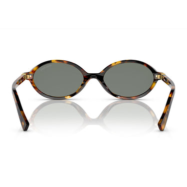 Miu Miu Sonnenbrille MU04ZS VAU04M Braun Honig/Grün Silber Spiegel Damen 3