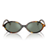 Miu Miu Sonnenbrille MU04ZS VAU04M Braun Honig/Grün Spiegel Silber Damen