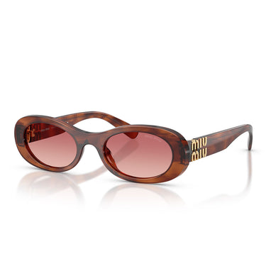 Miu Miu Occhiali da Sole MU06ZS 26E50U Tabacco Striato/Etruscan Donna 1