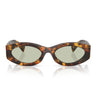Miu Miu Sonnenbrille MU11W 14L50O Havana/Grün Hell Damen