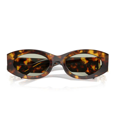 Miu Miu Occhiali da Sole MU11W 14L50O Havana/Verde Chiaro Donna 4