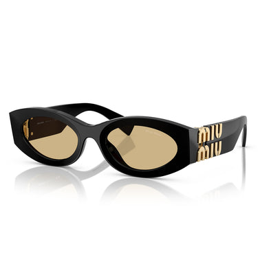 Miu Miu Occhiali da Sole MU11W 16K10R Nero/Giallo Donna 1