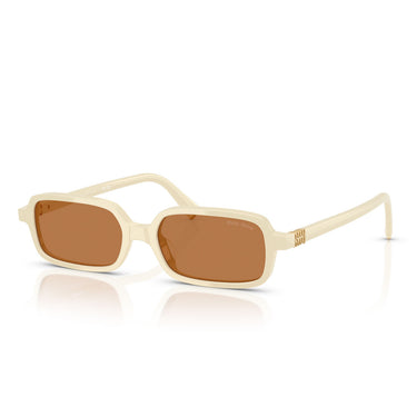 Miu Miu Occhiali da Sole MU11Z 21D90Q Bianco/Marrone Donna 2