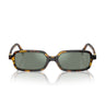 Miu Miu Occhiali da Sole MU11ZS VAU04M Marrone Miele Verde Specchiato Argento Donna