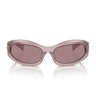 Miu Miu Occhiali da Sole MU14ZS 12W20I Viola Trasparente/Viola Chiaro Donna