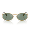 Miu Miu Occhiali da Sole MU52Y 5AK04M Oro/Verde Specchiato Grigio Donna