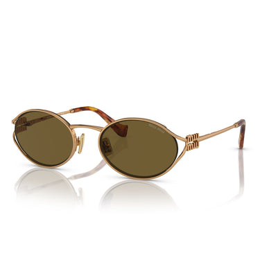 Miu Miu Occhiali da Sole MU52Y 7OE01T Oro/Marrone Donna 1