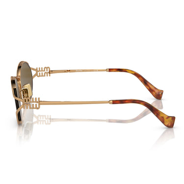 Miu Miu Occhiali da Sole MU52Y 7OE01T Oro/Marrone Donna 2