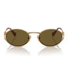 Miu Miu Occhiali da Sole MU52Y 7OE01T Oro/Marrone Donna
