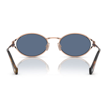Miu Miu Occhiali da Sole MU52Y ZVF1V1 Oro/Blu Scuro Donna 3