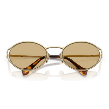 Miu Miu Occhiali da Sole MU52Y ZVN10R Oro/Giallo Donna 5