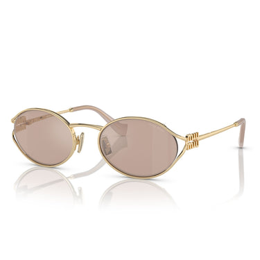 Miu Miu Occhiali da Sole MU52Y ZVN20F Oro/Rosa Donna