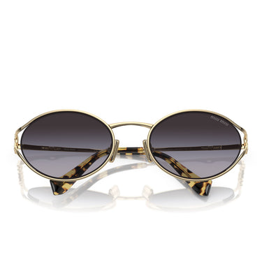Miu Miu Occhiali da Sole MU52Y ZVN5D1 Oro/Grigio Sfumato Donna 5