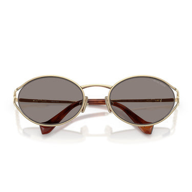 Miu Miu Occhiali da Sole MU52Y ZVN80Q Oro Pallido/Grigio Scuro Donna 5