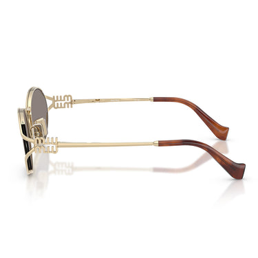 Miu Miu Occhiali da Sole MU52Y ZVN80Q Oro Pallido/Grigio Scuro Donna 3