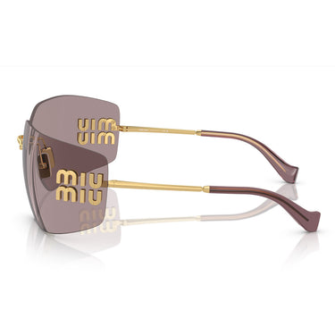 Miu Miu Occhiali da Sole MU54YS 5AK06I Oro/Marrone Donna 2