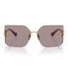 Miu Miu Occhiali da Sole MU54YS 5AK06I Oro/Marrone Donna