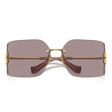 Miu Miu Occhiali da Sole MU54YS 5AK06I Oro/Marrone Donna 4